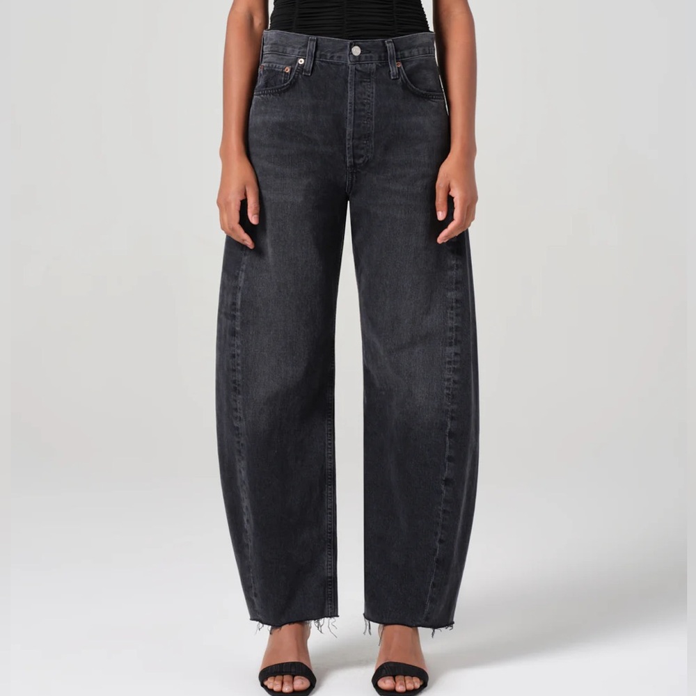 AGOLDE Luna High Rise Pieced Taper Barrel Jean
